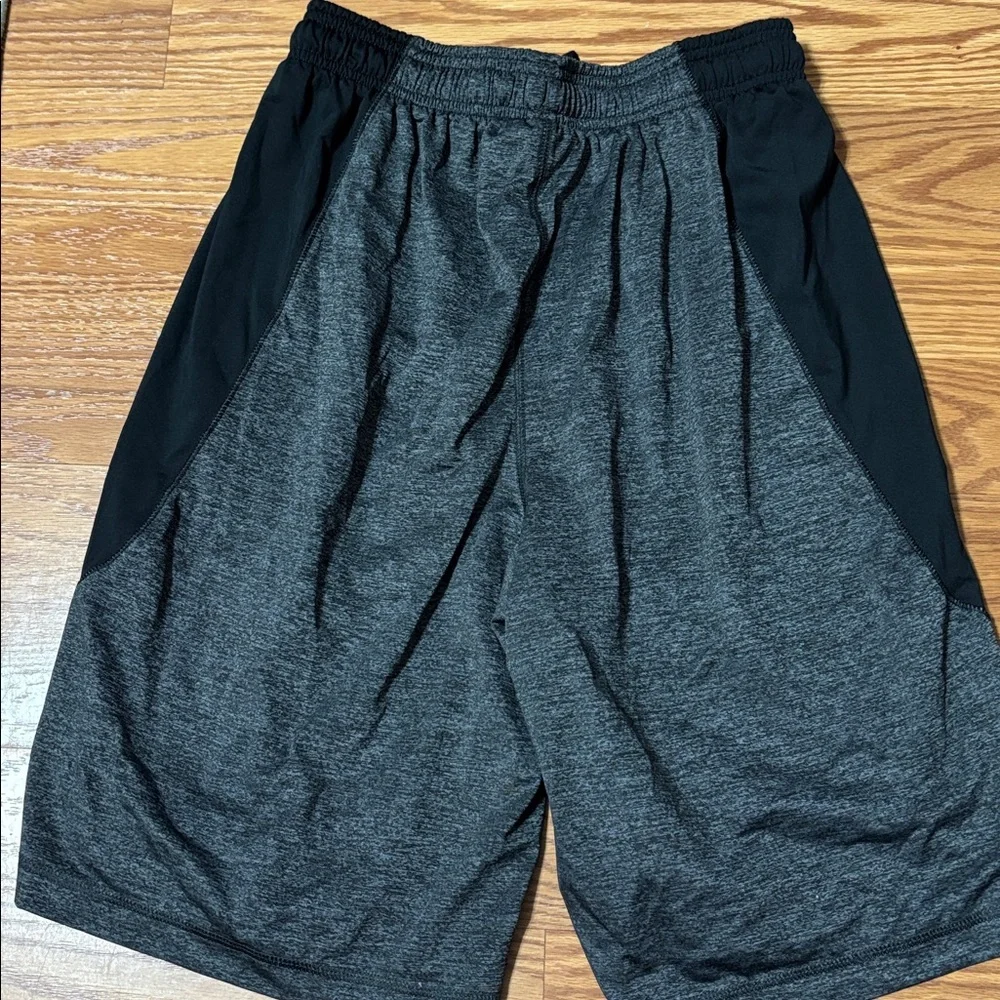 Under Armour Men's Charcoal and Black Athletic Shorts